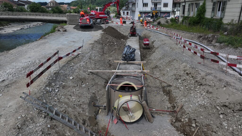 2024-06-13 ARA-Verbandsleitung z.T. einbetoniert